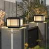 Waterproof Outdoor Post Lantern Garden Floor Fence Household Solar Column Lamp Led Pillar Lights 220 V Pier Mounted Post Light