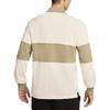 Nike Heritage Mens Long Sleeve Rugby Polo Shirt Pale Ivory Olive HQ1749-110
