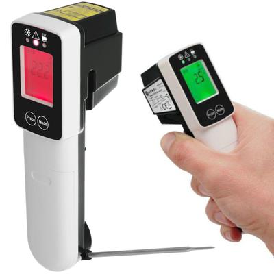 Hendi 271254 Digital Infrared HACCP Food Thermometer with Probe from 60C To 350C