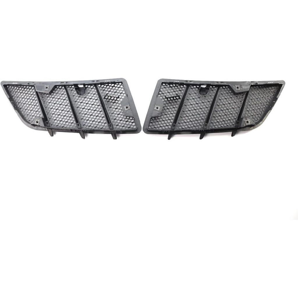 Pair Left & Right Hood Air Vent Grill Cover Insert Mesh Compatible for W164 ML Class ML350 ML550 ML63 GL320 GL350 GL450 GL550 2008-2011 Replaces OE#