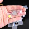 100 ks/sáček PE plastové obalové sáčky Ziplock sáček Sáček na balení pilulek Zesílený obalový těsnící sáček Sáček na šperky 2X3Cm 2.5X3Cm 3.5X5Cm