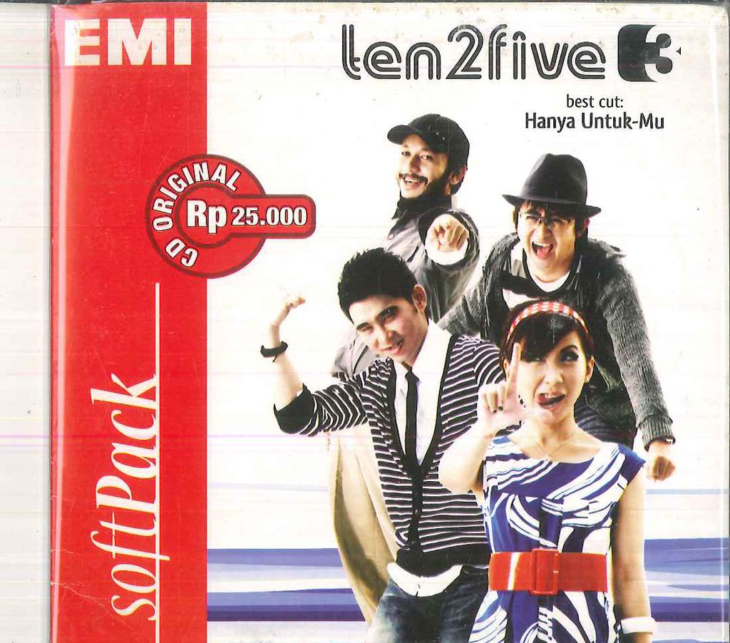 CD TEN2FIVE - 3 CSZ1331 EMI 2007 Indonesia Jazz Used