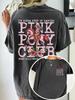 Tricou Roz Clubul Cailor Imprimat Unisex Tendință Modă Primăvară-Vară Top Manșetă Scurtă Tricou Confortabil