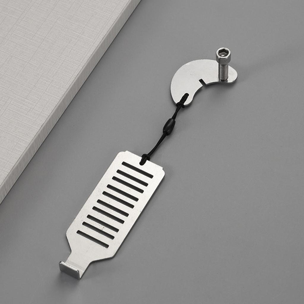 Burglar Proof Portable Door Blocker with Mechanical Gate Principle Design for Travel Hotel Business Place