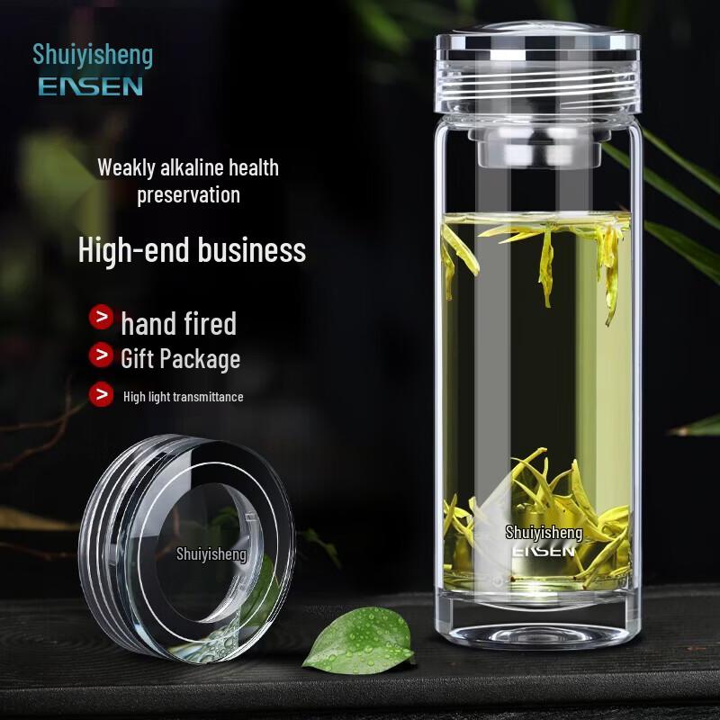 Shui Yisheng 500ml Pure Titanium Health Glass Bottle