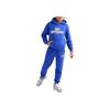 Nike Bluza z kapturem Dri-Fit Multi z literami z długim rękawem dla dzieci niebieska HM6874-480