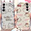 Hello Kitty Case for Samsung Galaxy S24 S23 S22 S21 Ultra Plus S20 FE A73 A72 A71 A55 A54 5G A53 A52 A51 4G A50S A50 Soft Cover