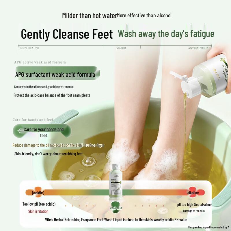 Weitesi Antibacterial Deodorizing Foot Wash