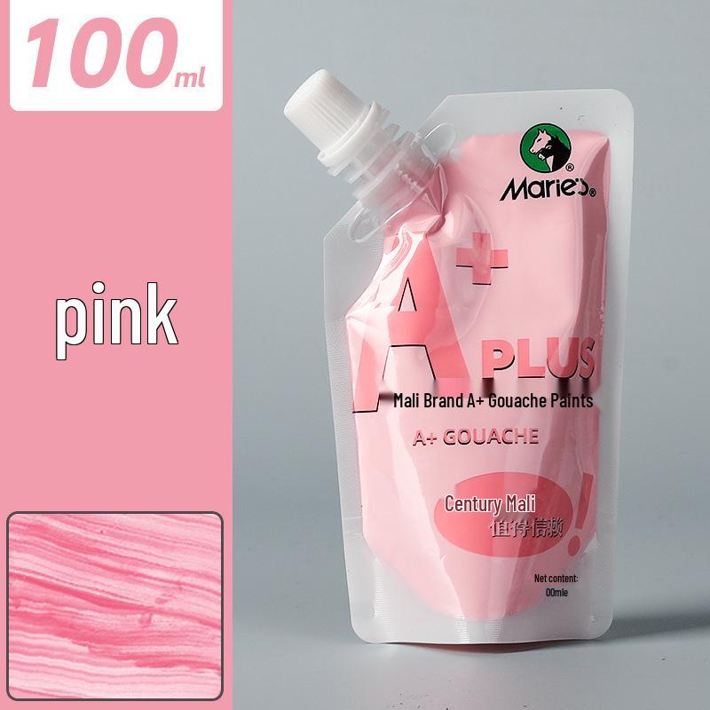 Mali 100ml Washable Gouache Paint Set for Kids - Squeeze & Refill Jelly Pack