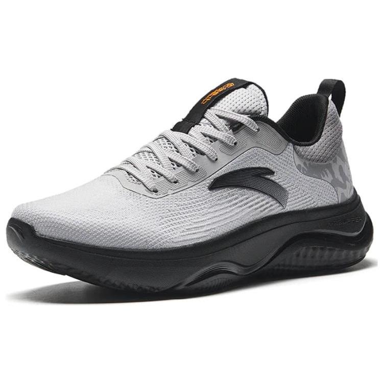 Anta Divine Journey 4 Cushioning Slip Resistant Abrasion Resistant Low Top Training Shoes Men's Gray Black 112337718-5
