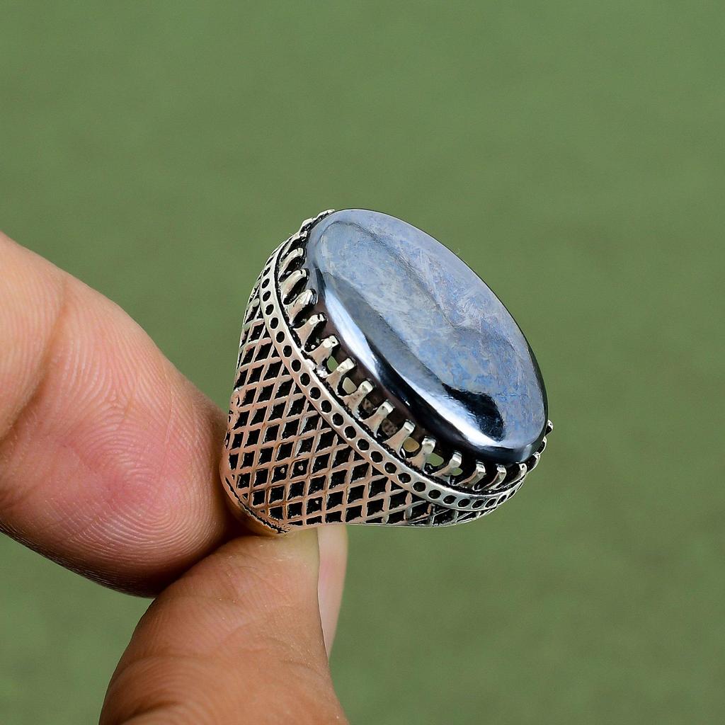 Schungit Ring 925 Sterling Silber Ring Handgemachter Schmuck Erstaunlicher Edelsteinring Natürlicher Schungit Schmuck Geschenke Für Ihn In Ringgröße Erhältlich