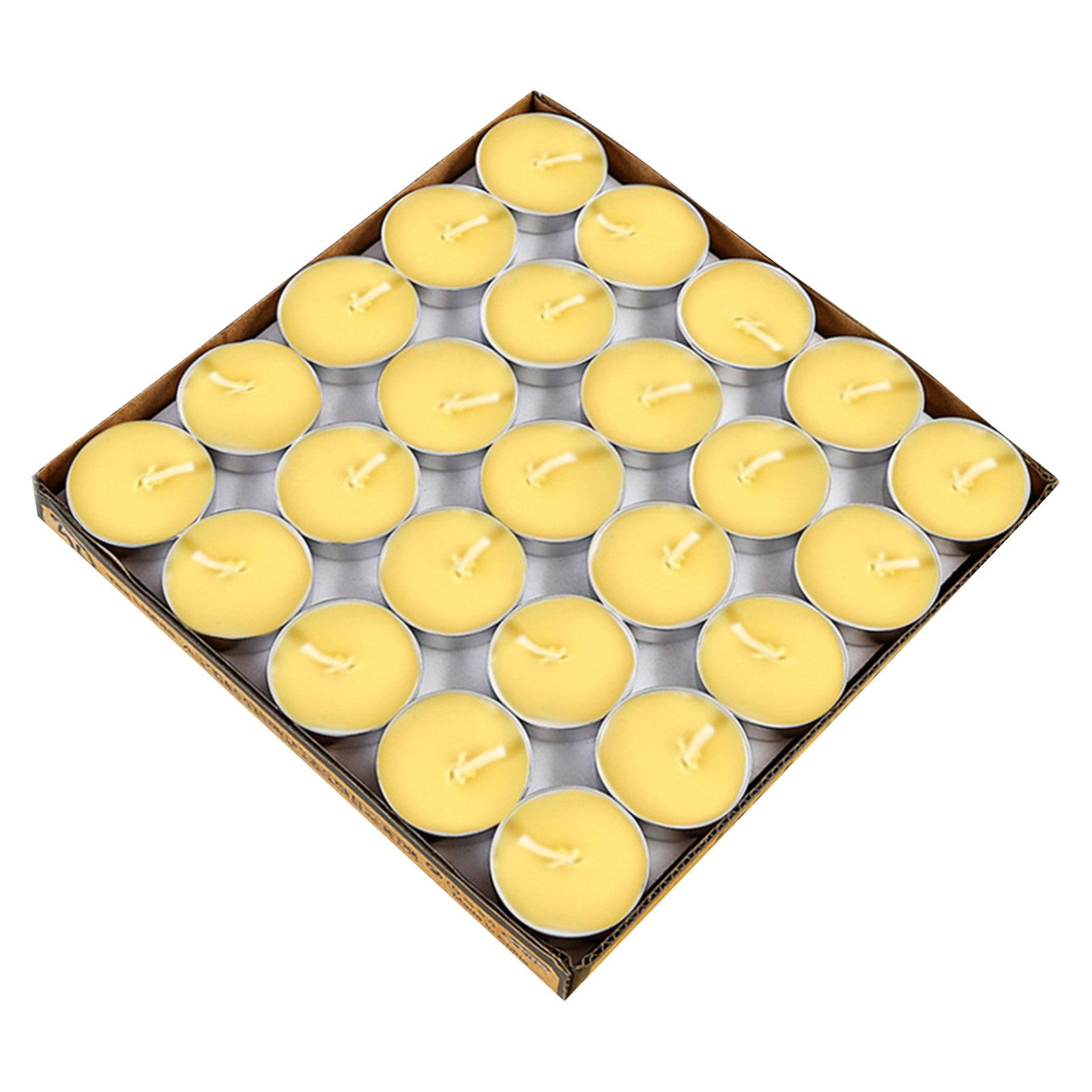 Round Boxed Candles for Tabletop Decoration and, 50 Pack One Size