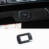 For Lexus LS500 18- Carbon Fiber Steel Tailgate Rear Door Switch Cover Trim