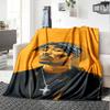1pc 2PacHip Hop Blanket Soft Lightweight All Season Multi Purpose Throw for Sofa, Bed, Office & Picnics, French Style with Iconic Album Art & Quotes