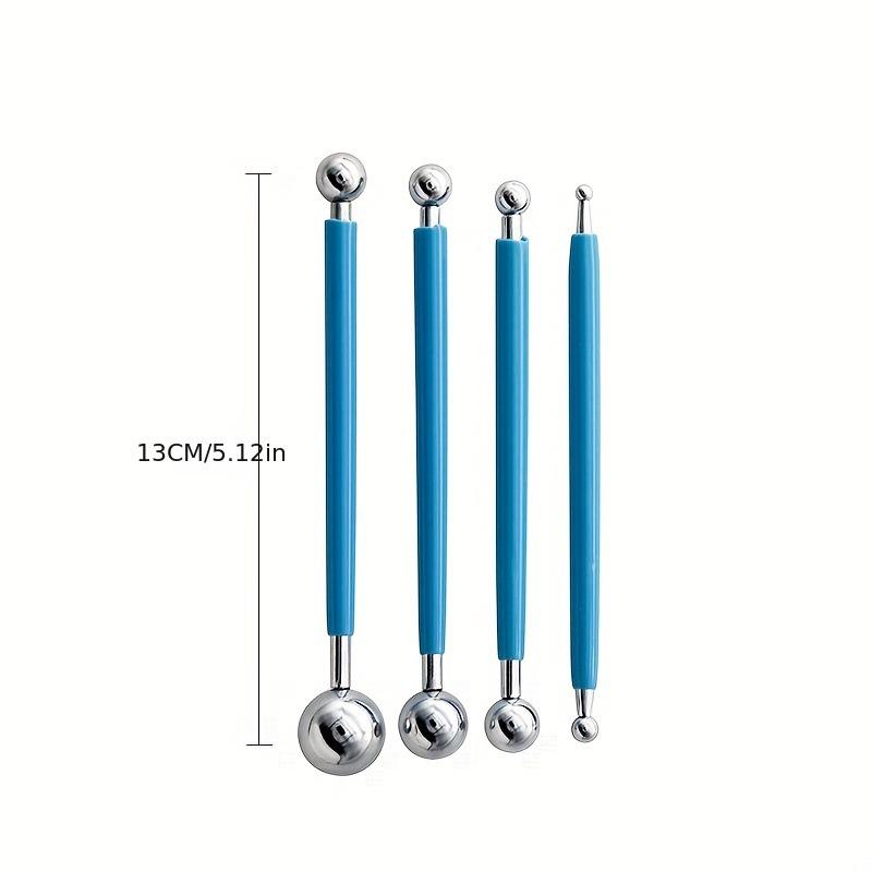 Set de 14 piese pentru ceramică și sculptură în lut cu pixuri de impresie din silicon