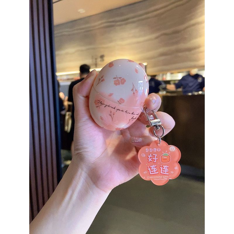 

Case SE3 Orange Small Flower Freebudspro3 Earphone Case 6i Women s Freeclip Silicone Soft 4/4e Generation 5i Drop-Resistant Pro4 Flower Pendant Huawei FreeBuds 4/4e Orange floret + pendant