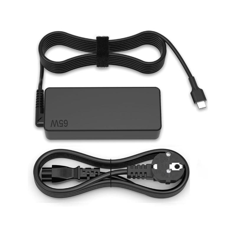 

Зарядное устройство 65 Вт для ноутбуков HP EliteBook Elite Spectre X360 X2 830 1030 1040, порт Type-C 20 В 3,25 А чёрный