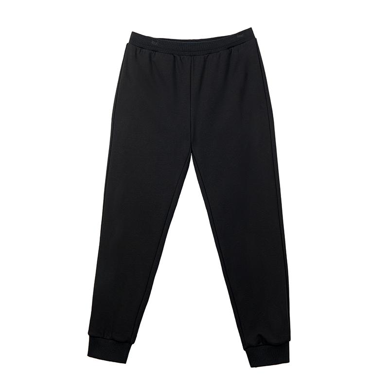 Li-Ning Loose Comfortable Letter Sports Casual Pants Men bottoms Black YKLU331-1