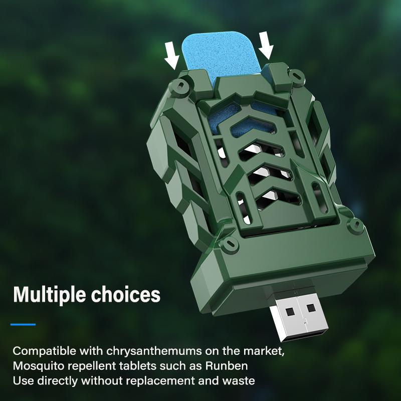 1pc USB Mosquito Killer Summer Portable Mosquito Repeller Heated Electric Mosquito Repellent Improve Sleep Home Outdoor Camping