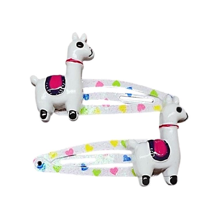 2pcs Hair Clip For Girls Enchanting Flower and Cake Pattern Children's Hair Ornaments Great For Party Hairpiece