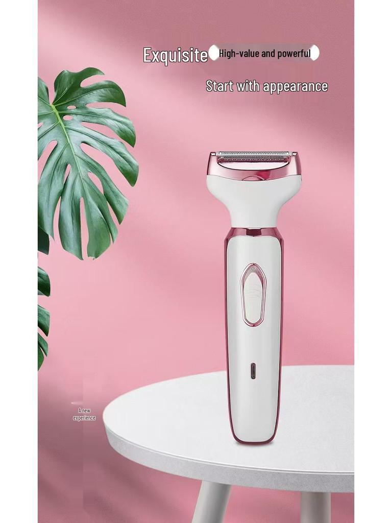 Elektrický dámsky holiaci strojček na intímnu hygienu All-in-One: Zastrihávač podpazušia, intímnych partií a tela