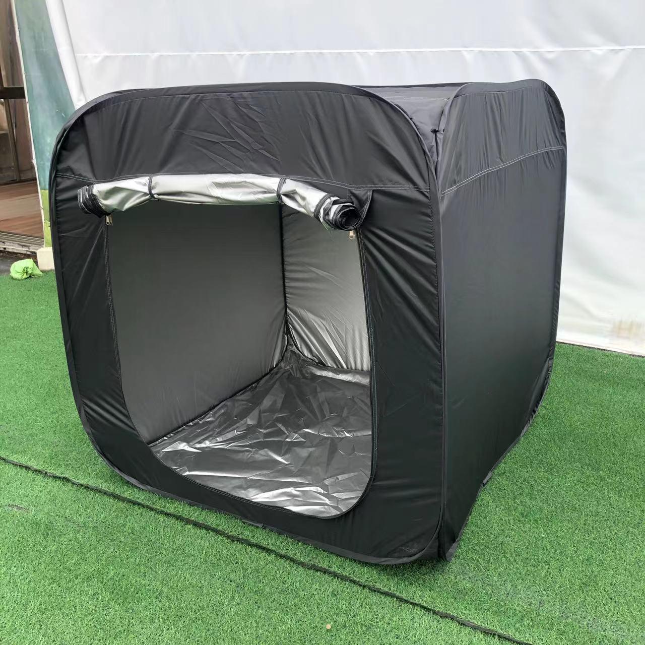 Foldable Indoor Blackout Sensory Tent & Ocean Ball Pit for Kids 1-3 People