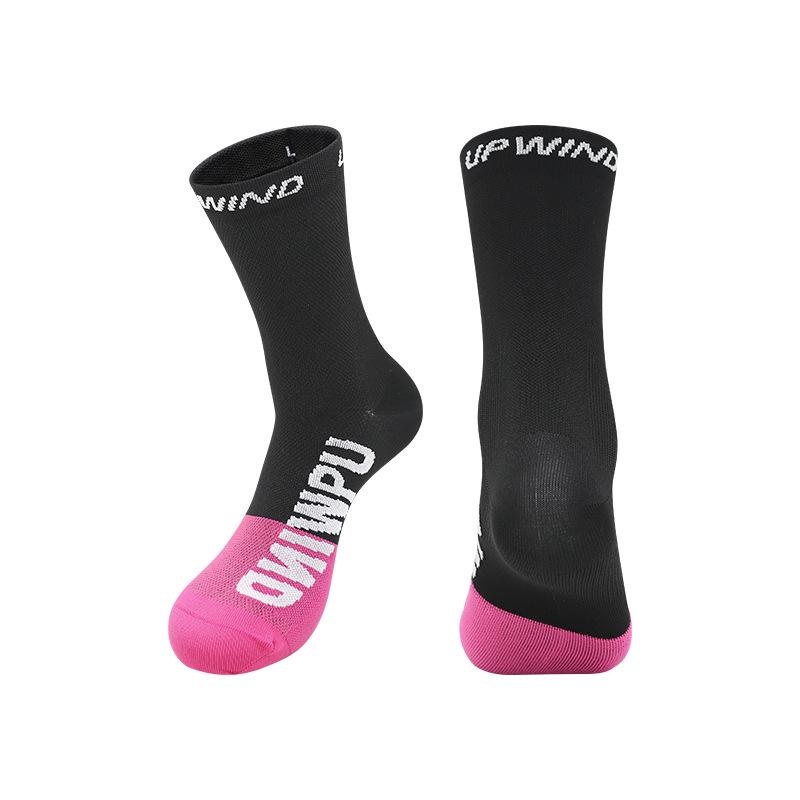 Premium Unisex Mid-Calf Running Socks, Terry Bottom, Ideal for Cycling and Fitness