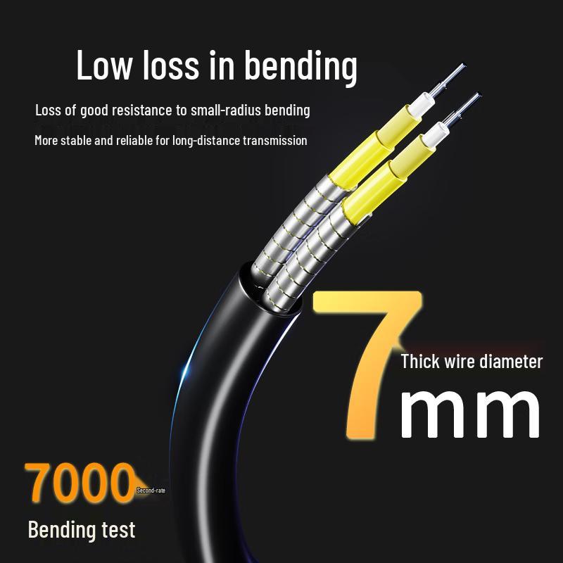 Suhao Outdoor Armored FC-FC Single Mode Fiber Optic Patch Cable