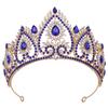 Bandeaux de Fête Élégants Couronnes Serre-tête pour Anniversaire Mariage Diadème de Reine pour Filles Spectacle Scène Costume