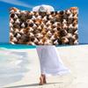 Guinea Pigs Print Beach Towel, Large Soft Quick Dry Towel for Beach Camping Swimming