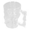 Boccale da Birra 500ml Vetro Borosilicato Alto Tazza da Birra Teschio KTV Bar Tazza da Whisky per Feste Domestiche