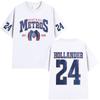 Heated Rivalry Shane Hollander 24 Montreal Metros T-Shirt Herren Damen Kleidung Lässig Polyester Übergroß Kurze Ärmel T-Shirts Oberteile