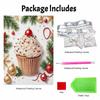 Christmas Cupcake Pearl Painting Kit Handmade DIY Home Decoration Painting
