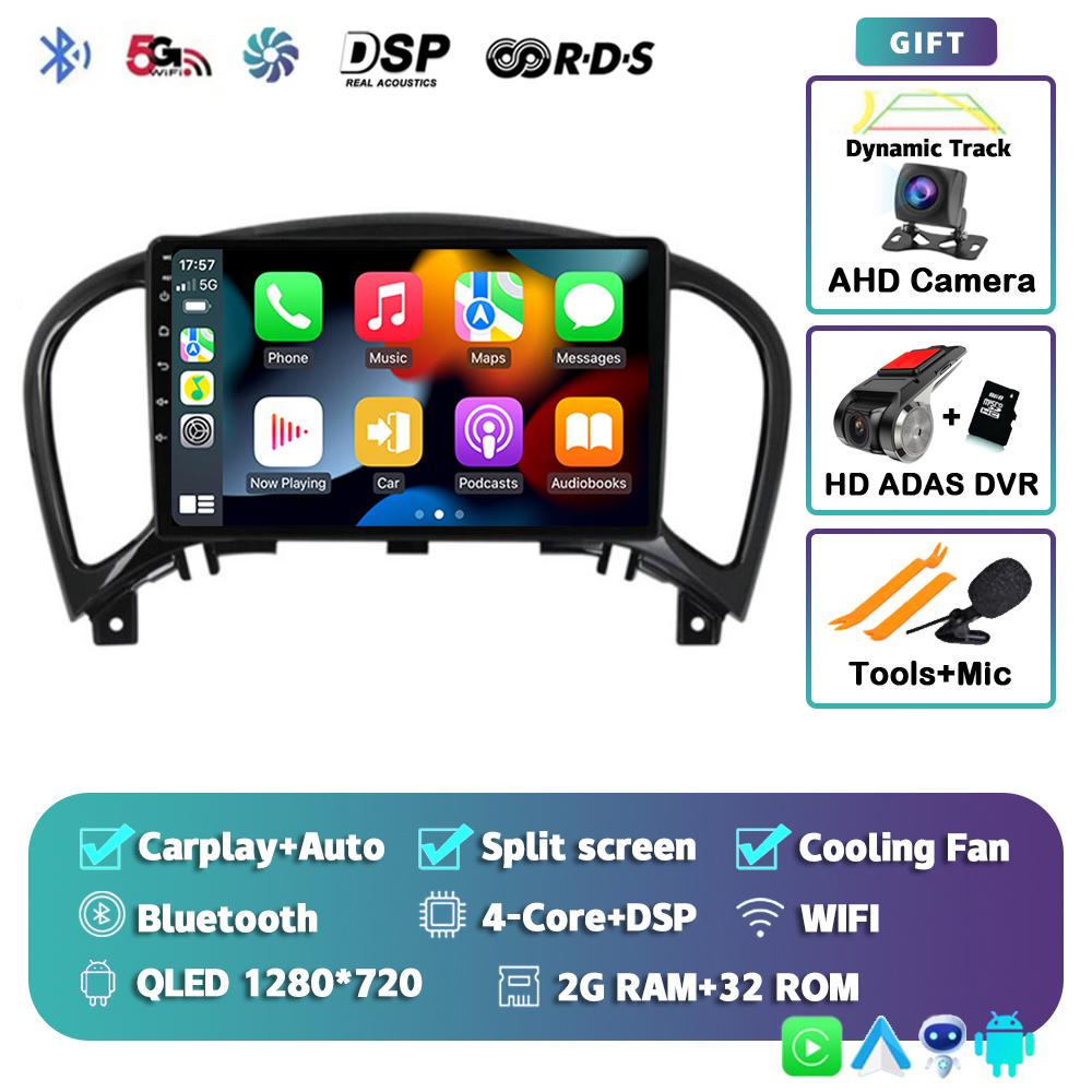 Android 14 Carplay Auto Car Radio For Nissan Juke YF15 2010-2014 2 Din Multimedia Video Player GPS Navigation Stereo Head Unit