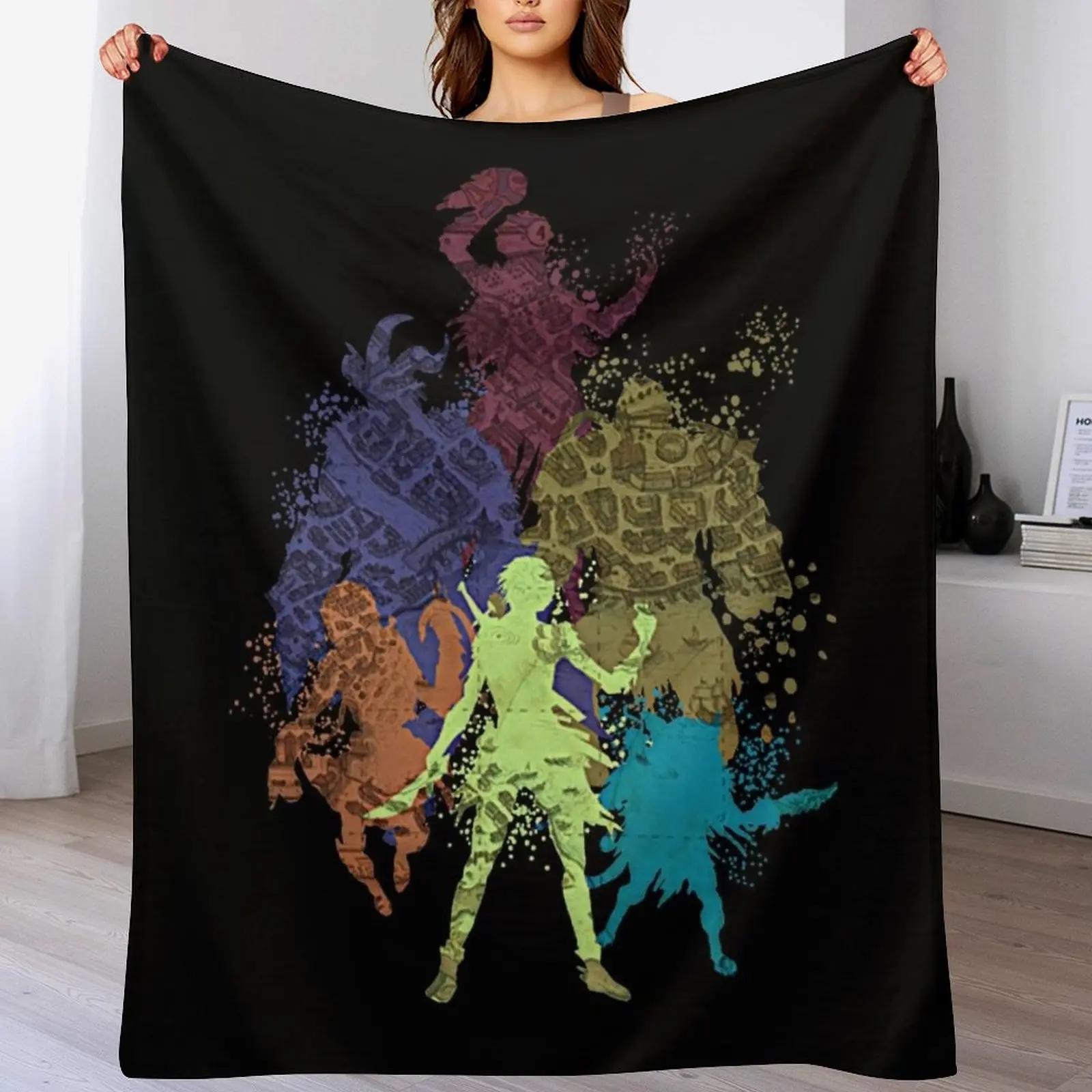 gloomsquad Throw Blanket Lightweight Cozy Blanket for Bed Sofa 102x76cm(40x30in)