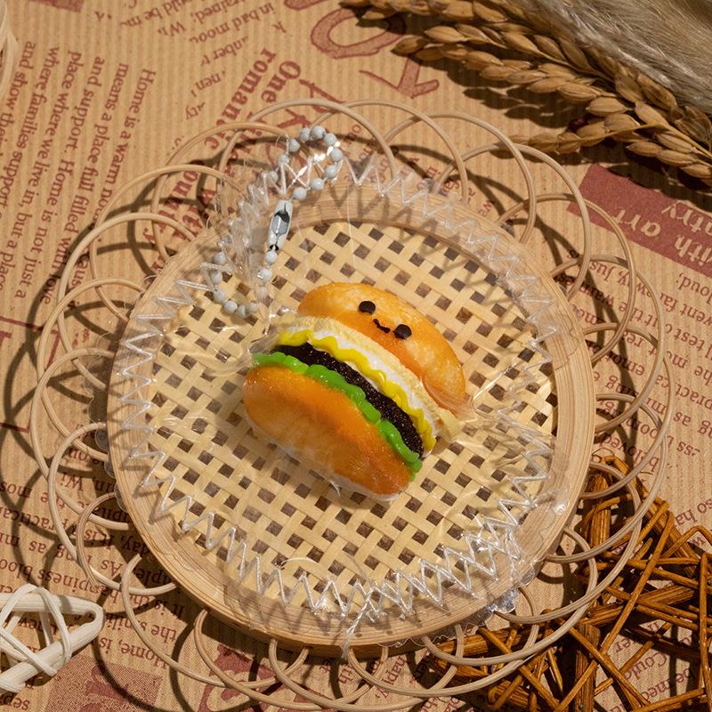 Silicone Simulated Food Squishy Slow-rebound Kids Toys, Handmade Ornaments for Street Stalls, Squeeze Stress Relievers