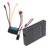 35A Brushless ESC Electric Speed Controller Program Card Fit for 1 18 1 16 RC Car Model(Blue )