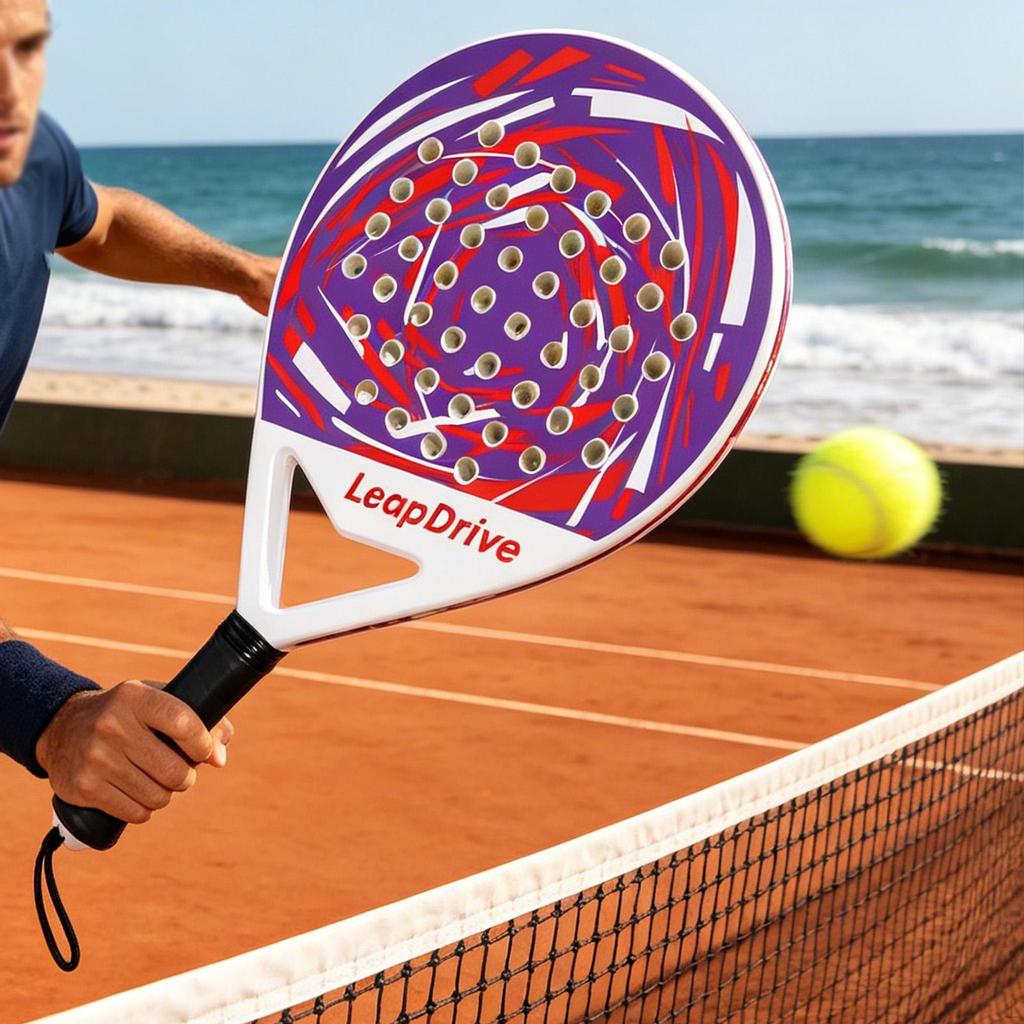 Racket Racquet Comfortable Grip Paddle Tennis with Tape for Games Sports Party Outdoor