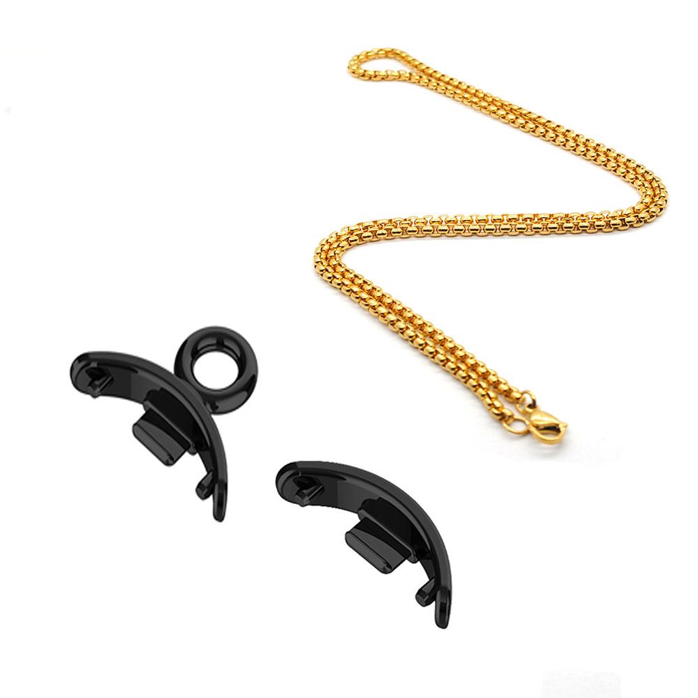 Pendant Necklace For Xiaomi Miband 9 Watch Neck Decoration Strap Mi band 8 Stainless Steel Metal Buckle Smart Watch Accessory