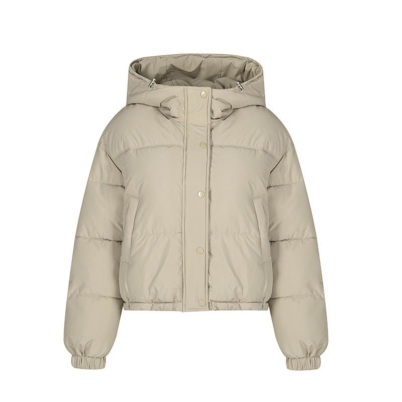 

Women s 2024 Short Hooded Cotton Coat: Thickened Winter Jacket, Korean Style Loose Fit, Ideal for Students. 2XL хакі
