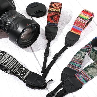 Vintage Camera Straps for Photographer Woven Adjustable Universal Neck Shoulder Strap Quick Release for All DSLR SLR Camera