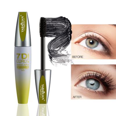 7D Extra-Volumizing Mascara Curl & Extreme Lengthening, Long-Lasting Waterproof Formul Smudge-Proof Rich Black Waterproof Mascara