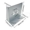 Air Diesel Parking Heater Base Mounting Bracket Floor Plate Car Truck VAN for Eberspacher Desiel Marine Bracket Suitable Webasto