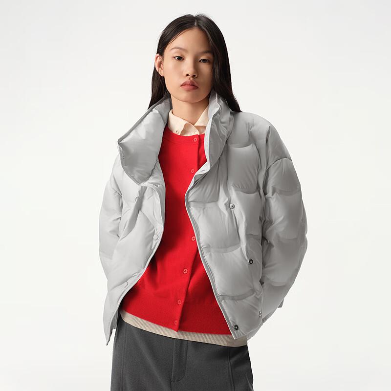 Women's Simple Short Stand-Collar Down Jacket