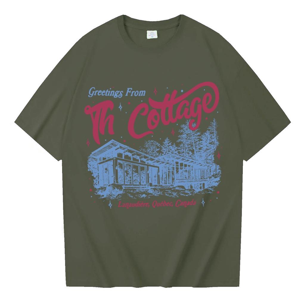 

Womens Vintage Heated Rivalry Im Coming To The Cottage Summer Fashion TShirt Tee Unisex Streetwear Casual Summer Tops 4XL