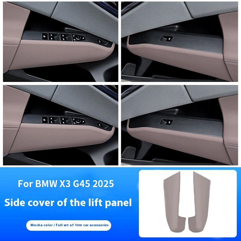 Auto ABS Kohlefaser Auto Zieraufkleber an der Seite der Fensterheberblende Für BMW X3 G45 2025 Innenausstattung