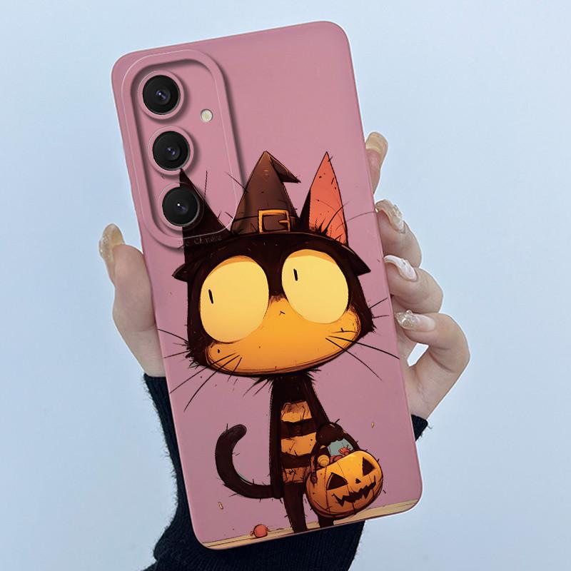 Funny Cool Cat Dog Silicone Phone Case For Samsung Galaxy A16 A26 A36 A56 5G Bumper Matte Protective Soft Back Cover Shell Capas
