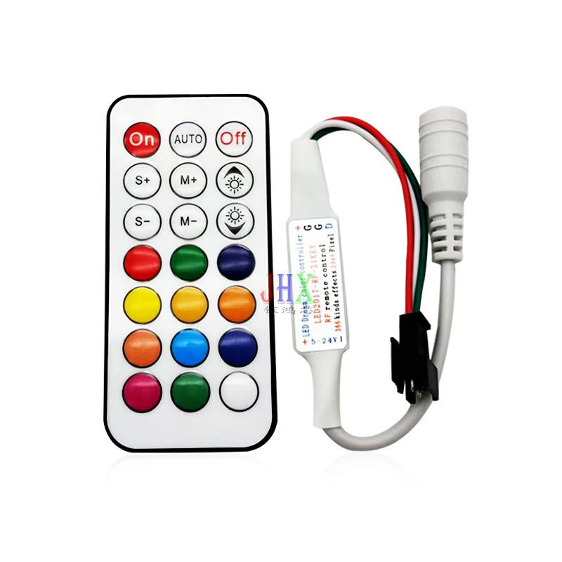 14-Key RF Dreamcolor 12V LED Controller with 300 Color Effects