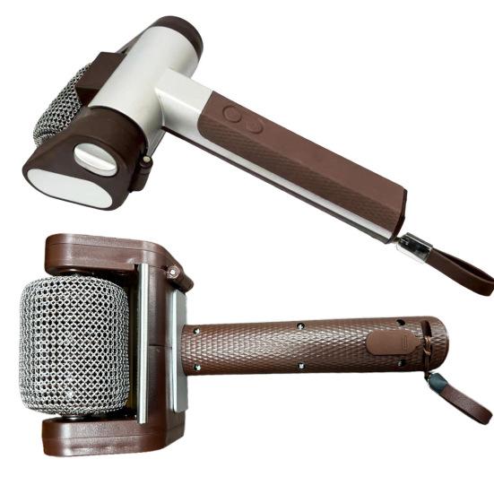 Bristle-Free Rotating Grill Brush Electric BBQ Cleaner with LED Light