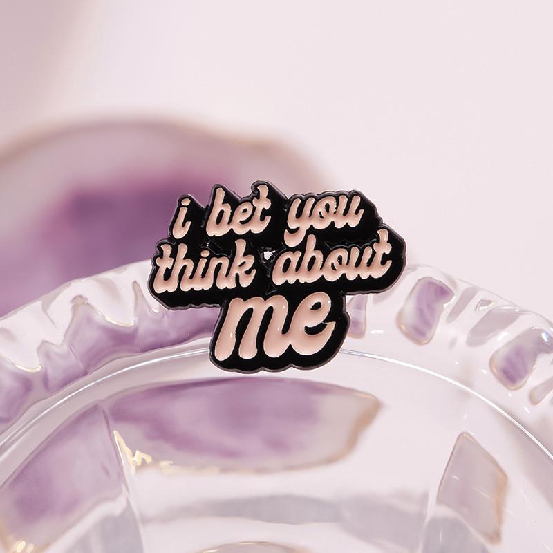Letter Creative Colorful Brooches For Fashionable Decoration And Personal Flair